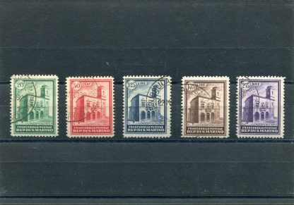 SAN MARINO 1932 - PALAZZETTO DELLE POSTE USATI