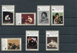 ALBANIA 1973 ARTE YV.1456/62