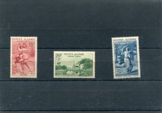 ALGERIA 1957 ARTE YV.346/48