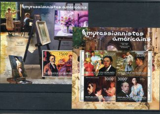 BURUNDI 2012 ARTE YV.1640/43+BF249