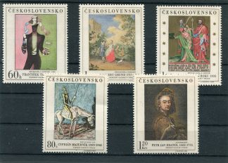 CECOSLOVACCHIA 1967 ARTE YV.1601/05