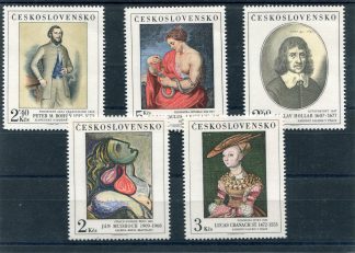 CECOSLOVACCHIA 1977 ARTE YV.2246/60