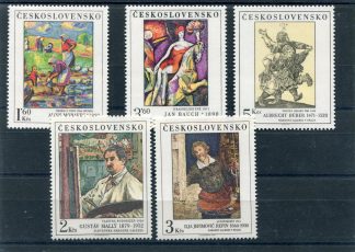 CECOSLOVACCHIA 1979 ARTE YV.2360/64