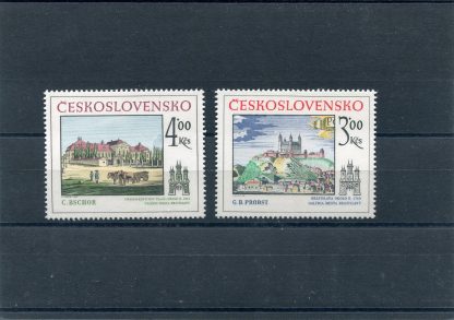 CECOSLOVACCHIA 1981 ARTE YV.2445/46