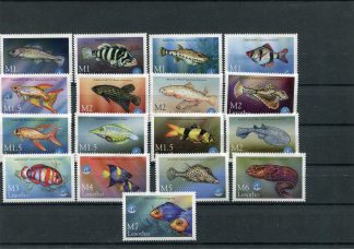LESOTHO 1998 ANNO DELL'OCEANO E PESCI YV.1397/13