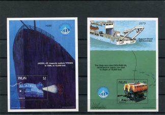 PALAU 1998 ANNO DELL'OCEANO E NAVI YV.BF58/59