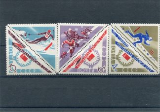 RUSSIA 1966 SPORT INVERNALI UNIF.3075/77