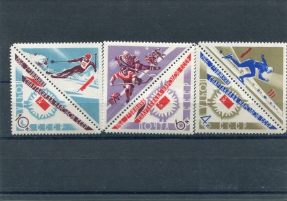 RUSSIA 1966 SPORT INVERNALI UNIF.3075/77