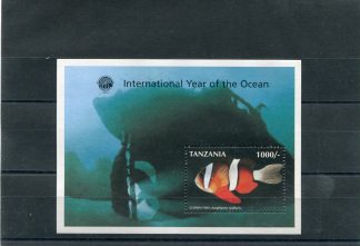 TANZANIA 1998 ANNO DELL'OCEANO E PESCI YV.BF351