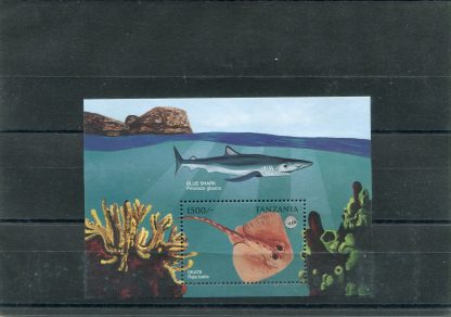 TANZANIA 1998 ANNO DELL'OCEANO E PESCI YV.BF372