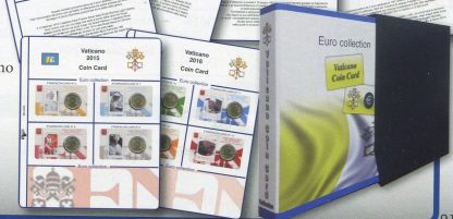 VATICANO stamp and coin card - 2 album con fogli  dal 2010 al 2023- MASTERPHIL