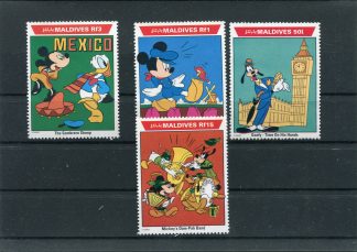 MALDIVE 1992 WALT DISNEY YV.1429/32