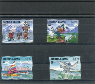 SIERRA LEONE 1987 WALT DISNEY YV.786/89