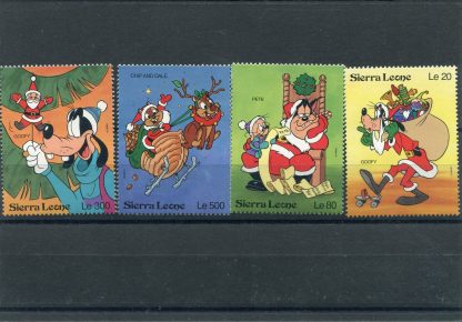 SIERRA LEONE 1992 WALT DISNEY YV.1575/78
