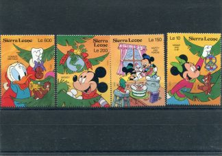 SIERRA LEONE 1992 WALT DISNEY YV.1594/97