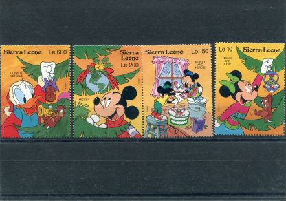 SIERRA LEONE 1992 WALT DISNEY YV.1594/97