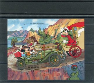 SAN VINCENT E GRENADINE 1989 WALT DISNEY E AUTO YV.BF31