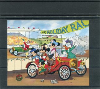 SAN VINCENT E GRENADINE 1989 WALT DISNEY E AUTO YV.BF32