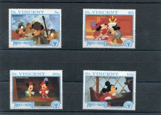 SAN VINCENT 1991 WALT DISNEY YV.1330/33