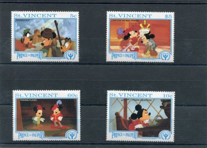 SAN VINCENT 1991 WALT DISNEY YV.1330/33