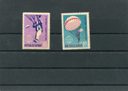 BULGARIA 1960 PARACADUTISMO YV.1016/17