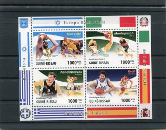 GUINEA BISSAU 2011 PALLACANESTRO YV.3870/73