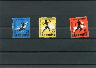 ROMANIA 1957 ATLETICA LEGGERA YV.1536/38