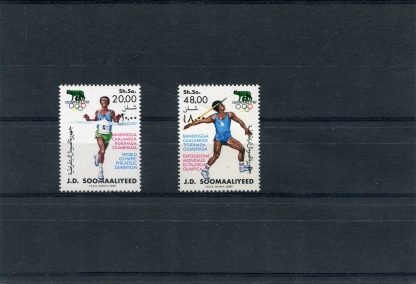 SOMALIA 1987 ATLETICA LEGGERA YV.348/349
