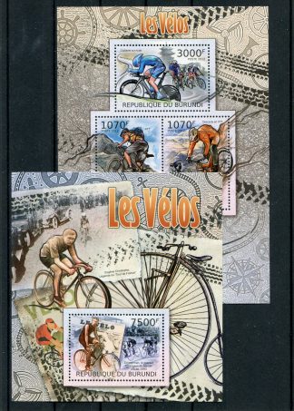 BURUNDI 2012 CICLISMO YV.1449/52+BF213