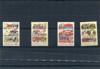 AUSTRALIA 1987 EQUITAZIONE YV.994/97