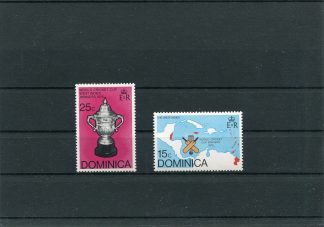 DOMINICA 1976 CRICKET YV.485/86