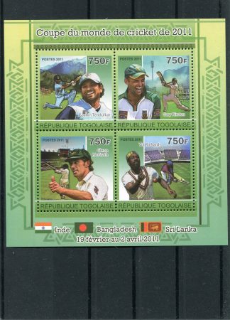 TOGO 2011 CRICKET YV.2460/63
