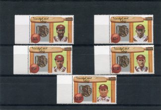 TRINIDAD E TOBAGO 1988 CRICKET YV.589/93