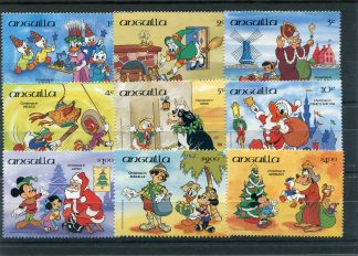 ANGUILLA 1984 WALT DISNEY YV.567/74+578