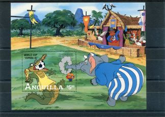 ANGUILLA 1982 WALT DISNEY  E CALCIO YV.BF45