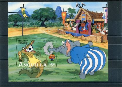 ANGUILLA 1982 WALT DISNEY  E CALCIO YV.BF45