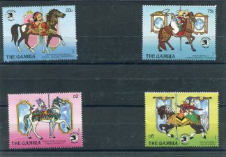 GAMBIA 1989 WALT DISNEY YV.841/44