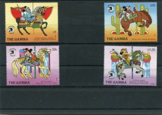 GAMBIA 1989 WALT DISNEY YV.853/56