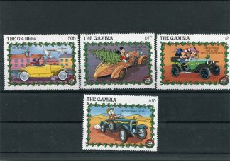 GAMBIA 1989 WALT DISNEY E AUTO YV.869/72