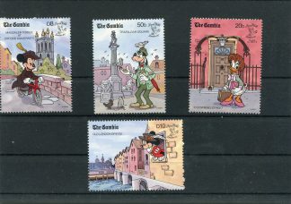 GAMBIA 1990 WALT DISNEY YV.949/52