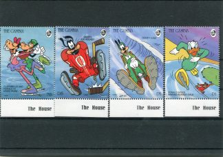 GAMBIA 1993 WALT DISNEY E SPORT INVERNALI YV.1566/69