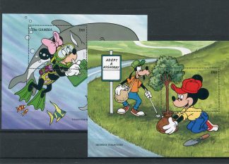GAMBIA 1996 WALT DISNEY YV.BF276/77