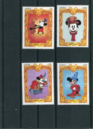 GHANA 1994 WALT DISNEY YV.1555/58