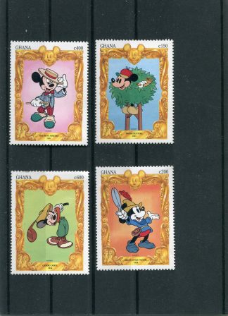 GHANA 1994 WALT DISNEY YV.1568/71