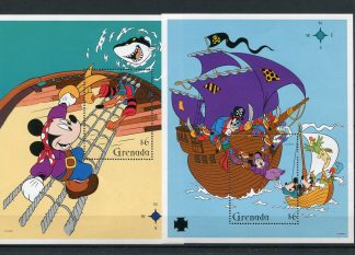 GRENADA 1995 WALT DISNEY YV.BF392/93