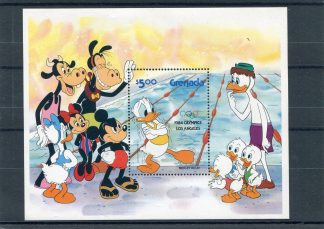 GRENADA 1984 WALT DISNEY E OLIMPIADI ESTIVE YV.BF118