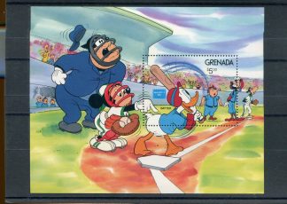 GRENADA 1986 WALT DISNEY E BASEBALL YV.BF150