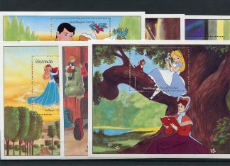 GRENADA 1987 WALT DISNEY YV.BF179/84