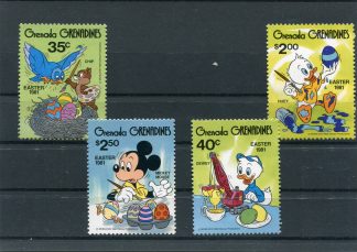 GRENADA GRENADINE 1980 WALT DISNEY YV.385/88