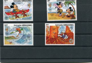 GRENADA GRENADINE 1985 WALT DISNEY YV.619/22